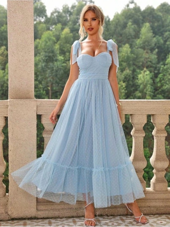 Dresses & Skirts - Blue Sleeveless Maxi Dress - Woman’s XL